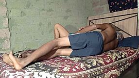 hot indian desi sister-in-law tempts brother-in-law into steamy bathroom fuck