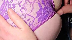 Huge Ass BBW Takes Colleague's Husband Cum on Panties