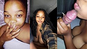 busty plump african bimbo with dick sucking lips teases uber driver then sucks moans on bbc all night long