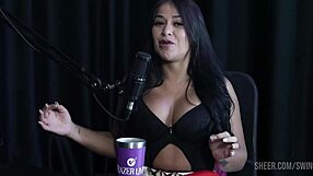 suellen barrar and tifany rocha tease in sheer red swing cast compilation part 1