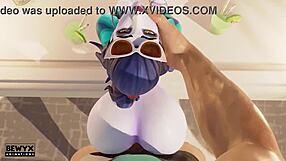 widowmaker's french holiday overflows with big ass and monster cock action
