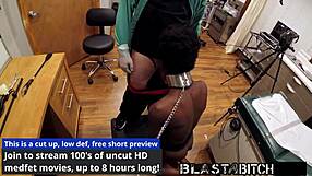Nurse rina, open wide! Patient blasts cum all over your face in pov domination