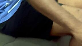 Street fan sparks horny home fuck right before cuckold's eyes