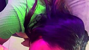 tiktok bottle challenge goes wild with sexy stepmom leyne rodriguez deepthroat