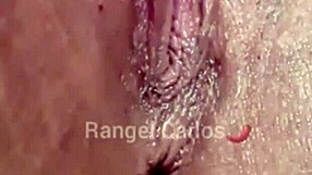 Horny Brunette Fingers Juicy Pierced Pussy Deep Inside