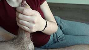 My busty wife goddess handjob milf big natural tits cum covered orgasm pov girlfriend