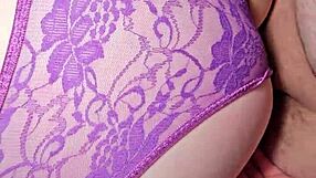 Huge Ass BBW Takes Colleague's Husband Cum on Panties
