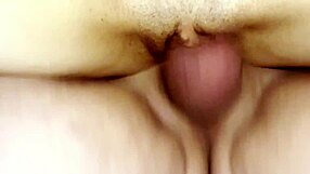 girl next door rides cock to squirting creampie in tight shaved pussy close-ups