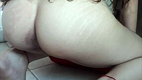 cute petite teen's shaved pussy and natural tits up close horny