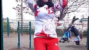 tildzo serbian star teases publicly in homemade outdoor wife play