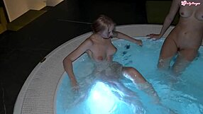 bold bikini blondes lick wet pussies hungrily