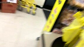 2 Hot Moms Caught Shopping Candid Hidden Cam
