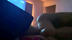 Real amateur couple with huge black ebony ass gets narrow and wild