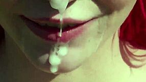 i swallow bombshell facial cumshot every drop
