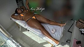 i shoved bikini deep into my wet pussy for erotic massage