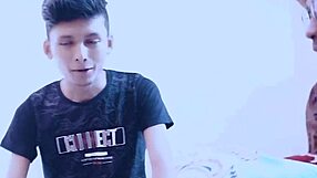 18-Year-Old Indian Amateur's Passionate Orgasms with Teacher and Stepbrother