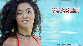 Scarlett and Anya Krey Bent Over for First Massive BBC Double Penetration