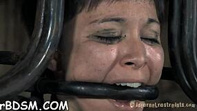 Fuck machine pounds bound villain viciously non-stop!