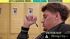 lucky student rims milf teacher adira allure then fucks her doggystyle after test