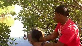 Milf Deepthroats Monster Cock for Public Beach Quickie Cumshot