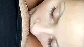 i'm licking her pussy deep in the woods till i explode - lesbian brunette orgasm