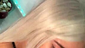 Blonde Witch Deepthroats Big Cock in Halloween Trance