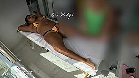 i shoved bikini deep into my wet pussy for erotic massage