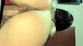 back home ripping clothes for wild cowgirl ride on cheerleader girlfriend's wet pussy