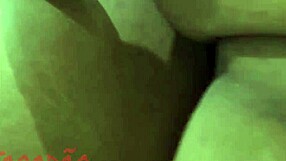 He unloads hot cum deep in the black BBW's huge ass after intense anal pounding and tit massage.