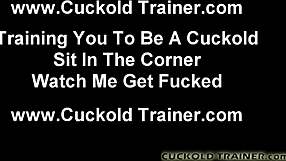 watch real man stretch wife pussy while you sit humiliated 😈💦