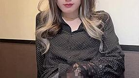 BITCHY CROSSDRESSER FINGERS ASS IN SILENT JERK OFF!