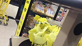 2 Hot Moms Caught Shopping Candid Hidden Cam