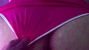 upskirt panties aside leads to fat mature bbw fucking and cumshots on ass