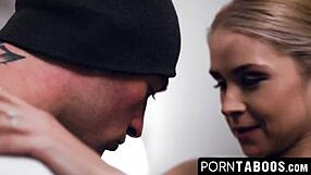 Milf Sarah Vandella Rides Reverse Cowgirl. On Stepson's Hard Cock