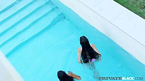 Scarlett and Anya Krey Bent Over for First Massive BBC Double Penetration