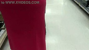 pink see thru dress hides phat booty candid voyeur tease