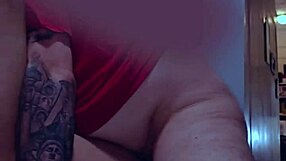 chubby neighbor's fat belly bbw with small tits craves my small cock doggystyle