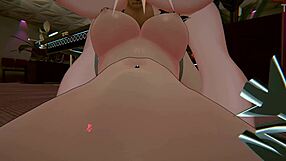 two cocks ravage succubus in wild threesome orgy!