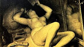 Vintage erotic drawings capture antique retro passion in detailed antique scenes
