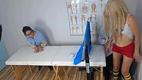 i took my half-sister to pervy gynecologist for creampie exam