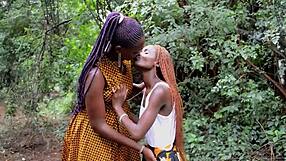 black roommates' affair explodes into a horny lesbian threesome frenzy!!