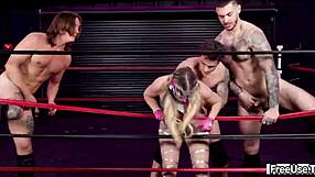 Which freeuse fighter takes your cock first teasing pussy pounding squad domination?