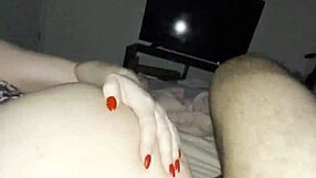 Step son pounds big tit blonde mother-in-law hard in bed