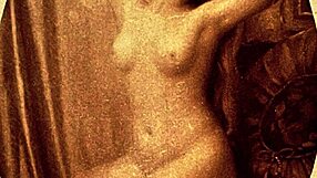 Vintage erotic drawings capture antique retro passion in detailed antique scenes
