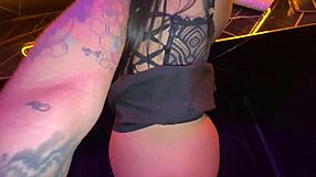 Colombian Brunette’s Bar Bathroom Sex Night Explodes with Massive Cum Loads