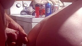 hey wife and i start fooling around then she drops those shorts for cock play