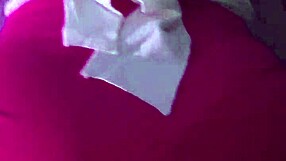 upskirt panties aside leads to fat mature bbw fucking and cumshots on ass