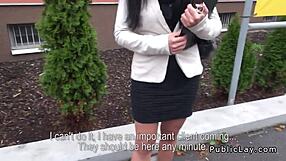 Euro Amateur Picked Up Publicly Then Monster Cock Fucks Her Indoors!