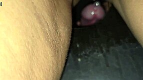 that huge thick cock barely fit my mouth but i gave him my tight ass