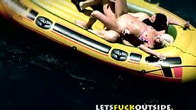 let's play our outdoor sex game surviving chained fucks on the boat